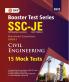 SSC 2021 : Booster Test Series - JE Paper 1 -  Civil Engineering - 15 Mock Tests (includes 2019-2020 papers)