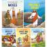 Bible Stories -(Set of 5 Books) David and Goliath Birth of Jesus Prodigal Son Prophet Jonah Moses