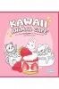 Kawaii Animal Cafe' Coloring Book: A cute coloring book with adorable animals and delicious snacks