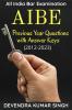 All India Bar Examination (AIBE): Previous Years Questions with Answer Keys