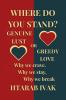 Where Do You Stand? Genuine Lust or Greedy Love?: Why We Crave Why We Stay Why We Break