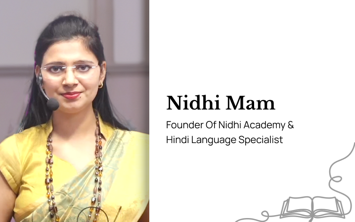 Nidhi Ma'am, Nidhi tomar, hindi language specialist