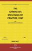 The Karnataka Civil Rules Of Practice1967(English)-2023 Updated Edition Along with notifications