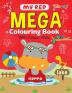 My Red Mega Colouring Book I Crayon Colouring