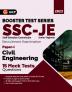 SSC 2023 Booster Test Series - JE Paper I - Civil Engineering - 15 Mock Tests (Questions) (includes 2019-2022 papers)