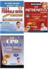 Set Of 3 Books - 7300 + Maths English + Maths Formula  Book+ SSC CPO Sample Paper 9 Sets(B)