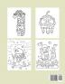 Think Happy! Coloring Book: Craft Pattern Color for Kids 61 Playful Art Activities with Robots Number 1-10 Circus Children and Mermaids for Kids