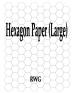 Hexagon Paper (Large): 50 Pages 8.5 X 11