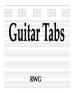 Guitar Tabs: 50 Pages 8.5 X 11