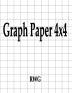 Graph Paper 4x4: 100 Pages 8.5 X 11