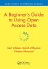 Beginner’s Guide to Using Open Access Data