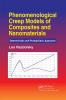 Phenomenological Creep Models of Composites and Nanomaterials