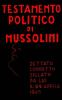 Testamento politico di Mussolini