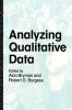 Analyzing Qualitative Data