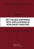 Set Valued Mappings with Applications in Nonlinear Analysis