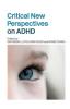 Critical New Perspectives on ADHD