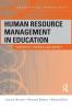 Human Resource Management in Education