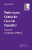 Performance Criteria for Concrete Durability