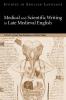 Medical and Scientific Writing in Late Medieval English