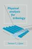 Physical Analysis for Tribology