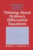 Thinking about Ordinary Differential Equations