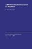 A Mathematical Introduction to Wavelets