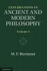 Explorations in Ancient and Modern Philosophy