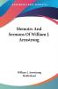 Memoirs And Sermons Of William J. Armstrong