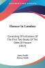 Horace In London: Consisting of Imitations of the First Two Books of the Odes of Horace: Consisting Of Imitations Of The First Two Books Of The Odes Of Horace (1813)