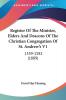 Register of the Minister Elders and Deacons of the Christian Congregation of St. Andrew's 1559-1582 1889