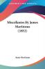 Miscellanies By James Martineau