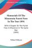 Memorials Of The Minnesota Forest Fires In The Year 1894: With a Chapter on the Forest Fires in Wisconsin in the Same Year 1895