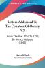 Letters Addressed To The Countess Of Ossory: From the Year 1767 to 1797 by Horace Walpole: From The Year 1767 To 1797 By Horace Walpole (1848): 2