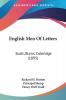 English Men Of Letters: Scott Burns Coleridge: Scott Burns Coleridge (1895)