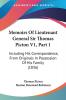 Memoirs Of Lieutenant General Sir Thomas Picton: Including His Correspondence from Originals in Possession of His Family: Including His ... Originals In Possession Of His Family (1836)