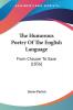 The Humorous Poetry Of The English Language: From Chaucer To Saxe (1856)