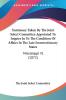 Testimony Taken By The Joint Select Committee Appointed To Inquire In To The Condition Of Affairs In The Late Insurrectionary States: Mississippi 1: Mississippi V1 (1872)