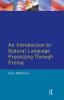 Introduction to Natural Language Processing Through Prolog