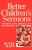 Better Children's Sermons: 54 Visual Lessons Dialogues and Demonstrations