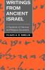 Writings from Ancient Israel: A Handbook of Historical and Religious Documents