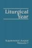 Liturgical Year: The Worship of God (Supplemental Liturgical Resources)