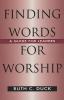 Finding Words for Worship: A Guide for Leaders