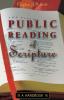 The Public Reading of Scripture: A Handbook