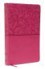 NKJV, VALUE THINLINE BIBLE, LEATHERSOFT, PINK, RED LETTER ED