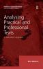 Analysing Practical and Professional Texts