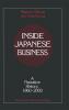 Inside Japanese Business: A Narrative History 1960-2000