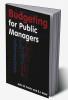 Budgeting for Public Managers