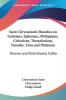 Saint Chrysostom's Homilies on Galatians Ephesians Philippians Colossians Thessalonians Timothy Titus and Philemon (1889): Nicene and ... Post-Nicene Fathers of the Christian Church)