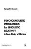 Psycholinguistic Implications for Linguistic Relativity