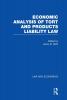 Economic Analysis of Tort and Products Liability Law